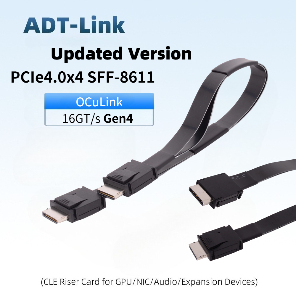 ADT-Link PCI-E 4.0 X4 SFF-8611 - Oculink Egpu Mini Pc ulasan dan harga