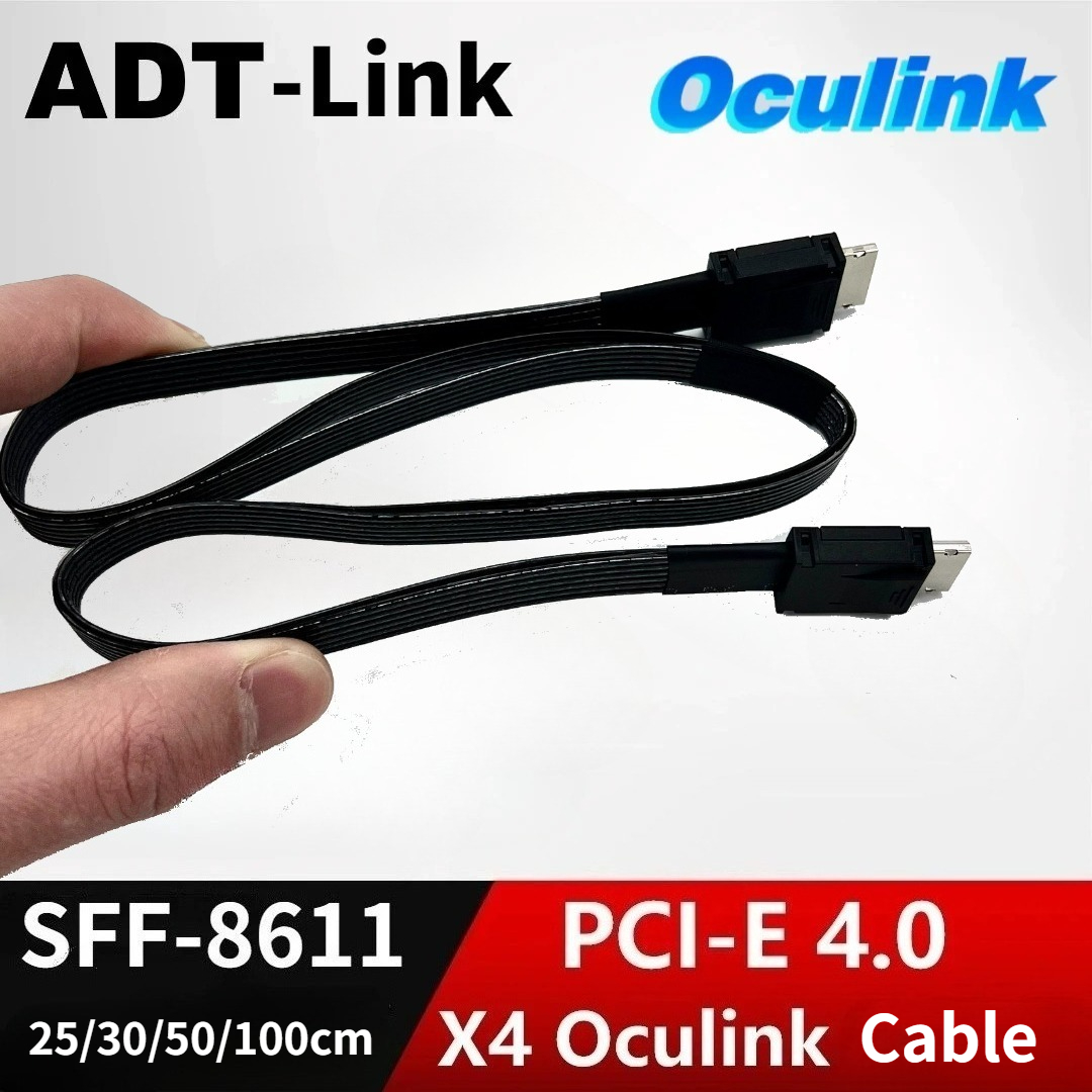ADT-Link PCI-E 4.0 X4 SFF-8611 - Oculink Egpu Mini Pc ulasan dan harga