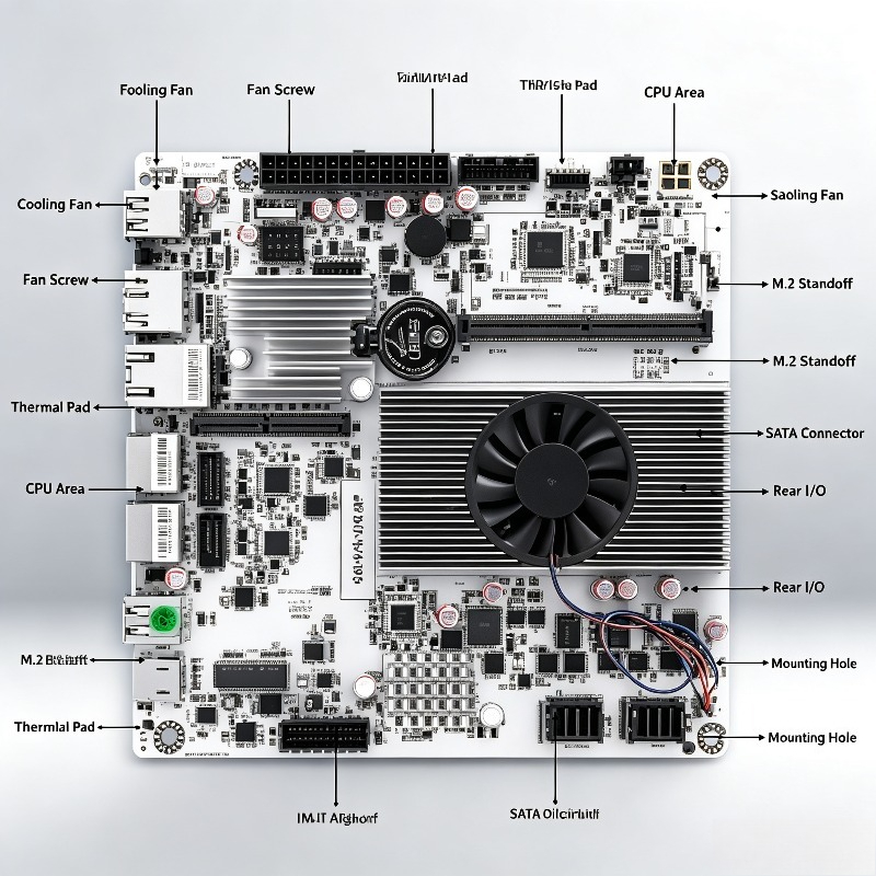 Mini ITX NAS Motherboard with  - Nas Motherboard 8 Sata Mini Itx ulasan dan harga