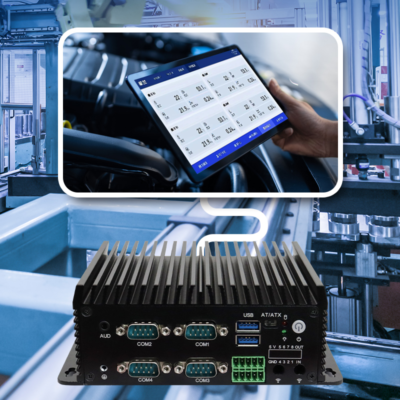 Quad Core N95 N97 Mini PC RS48 - Fanless Industrial Pc Rs485 Core I7 ulasan dan harga