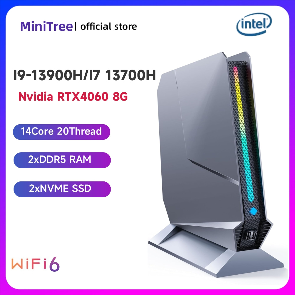 Desktop Mini Gaming Computer C - Intel Core I9 13900H Mini Pc ulasan dan harga